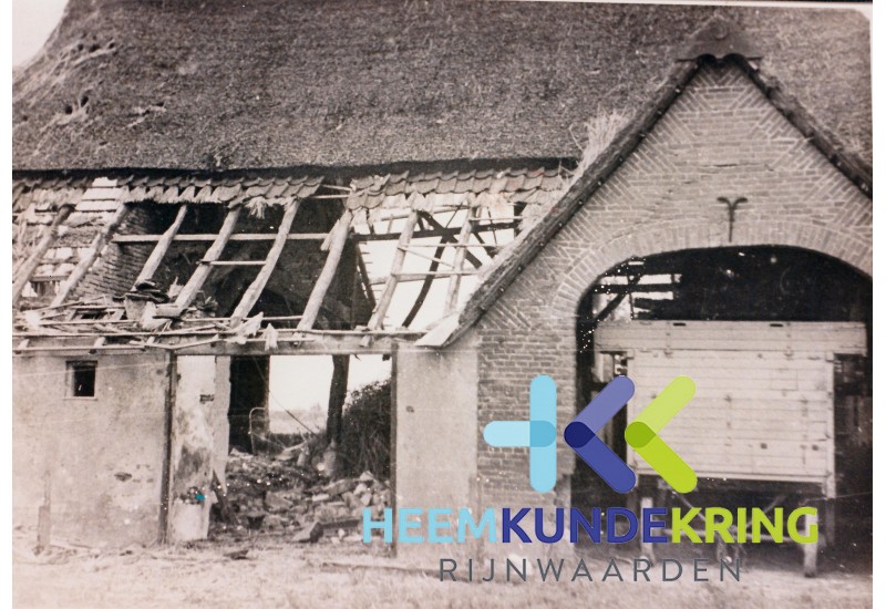 Pannerden 1945 Rijnstraat Boerderij Piet groenen Coll.j.van Ingen